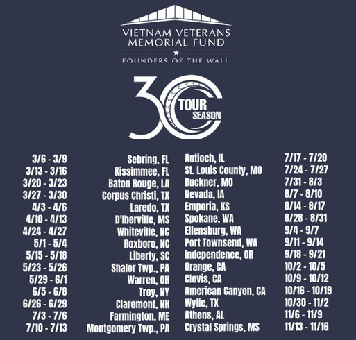 2025 Tour Shirt - The Wall That Heals shirt design - zoomed