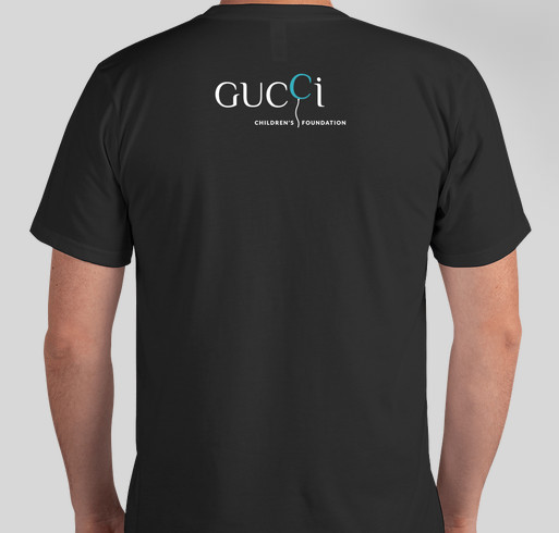 Keep it Gucci original T turquoise Fundraiser - unisex shirt design - back