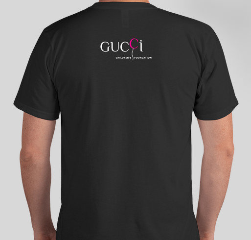 Keep it Gucci PINK T! Fundraiser - unisex shirt design - back