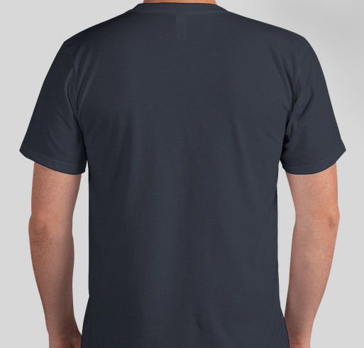 Never Stop Learning Fundraiser - unisex shirt design - back