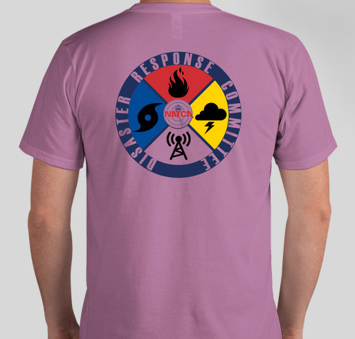 NATCA Disaster Response Committee fundraiser Fundraiser - unisex shirt design - back