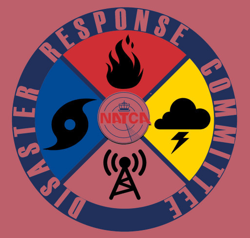 NATCA Disaster Response Committee fundraiser shirt design - zoomed