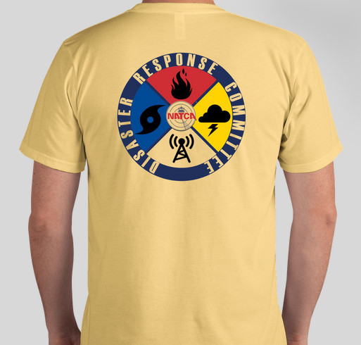 NATCA Disaster Response Committee fundraiser Fundraiser - unisex shirt design - back