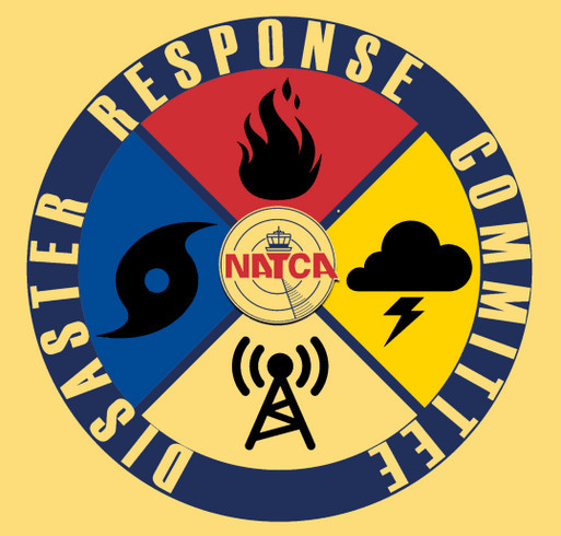 NATCA Disaster Response Committee fundraiser shirt design - zoomed