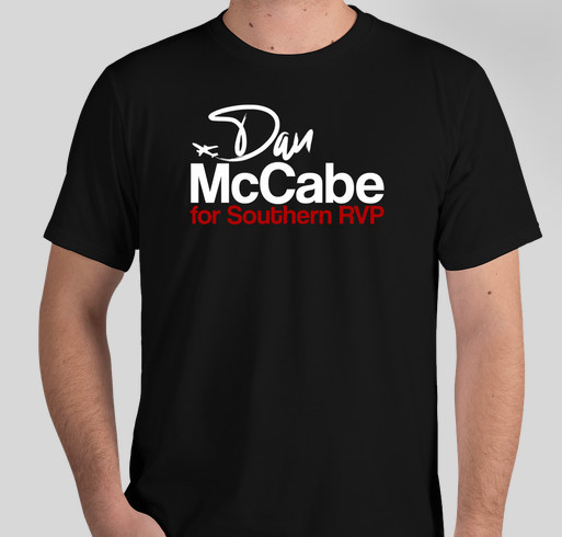 McCabe4RVP Tshirt Fundraiser - unisex shirt design - front