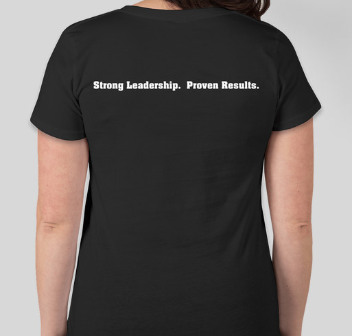 McCabe4RVP Tshirt Fundraiser - unisex shirt design - back