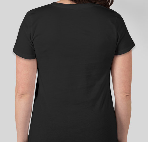 Never Stop Learning Fundraiser - unisex shirt design - back
