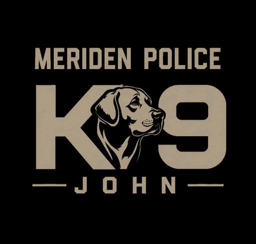 K9 John MPD Fundraiser shirt design - zoomed