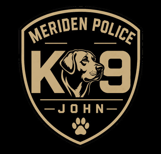 K9 John MPD Fundraiser shirt design - zoomed