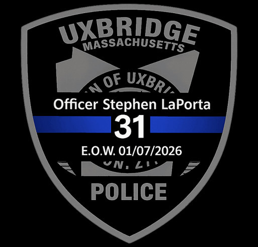 In memory of Officer Stephen LaPorta shirt design - zoomed