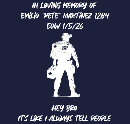 Emilio "Pete" Martinez shirt design - zoomed