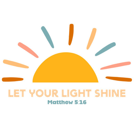 Let Your Light Shine shirt design - zoomed