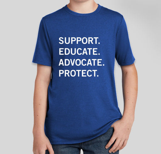 Child Abuse Prevention Month 2021 Fundraiser - unisex shirt design - front