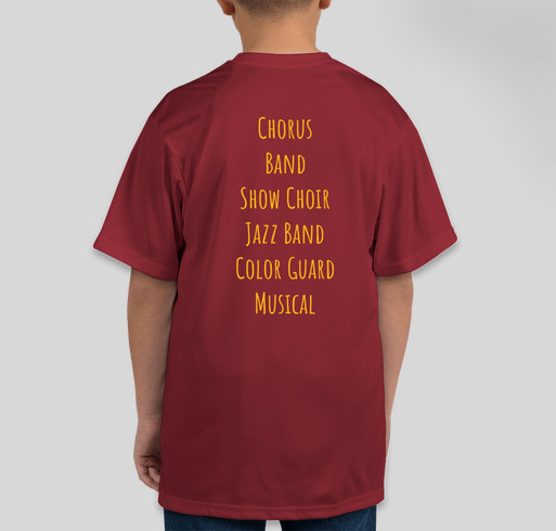 CMSMPA T-shirt Fundraiser Fundraiser - unisex shirt design - back