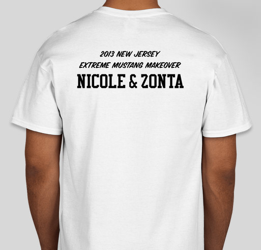 Nicole and Zonta 2013 EMM Fundraiser - unisex shirt design - back
