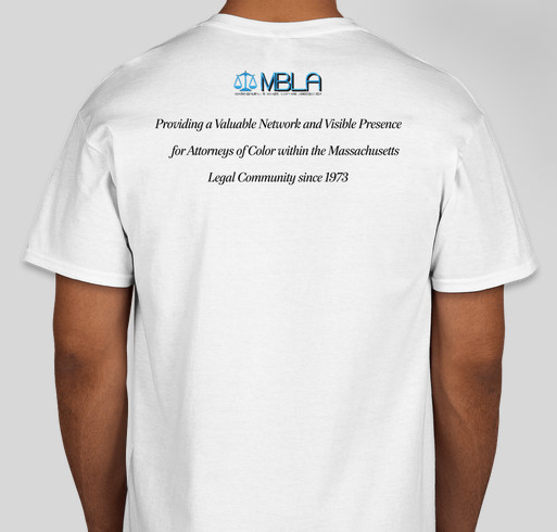 Massachusetts Black Lawyers Association 2015 Fundraiser - unisex shirt design - back