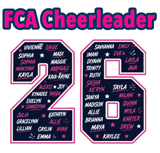 26 FCA Comp Cheer Signature T-shirt shirt design - zoomed
