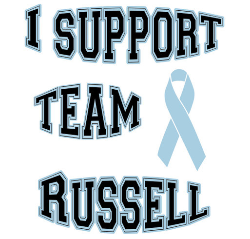 Team Russell Cancer Support Shirts shirt design - zoomed