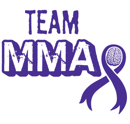 Support TEAM MMA shirt design - zoomed