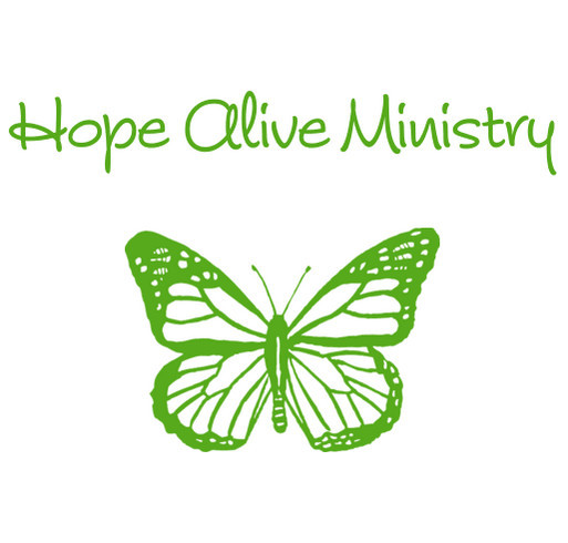 Hope Alive Ministry shirt design - zoomed