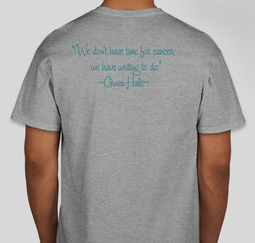 Run Like Hale and Beat Cancer! Fundraiser - unisex shirt design - back