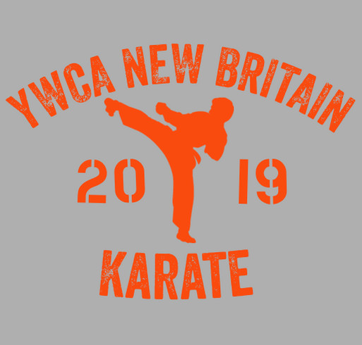 YWCA New Britain Karate Fundraiser shirt design - zoomed