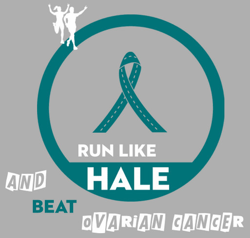 Run Like Hale and Beat Cancer! shirt design - zoomed