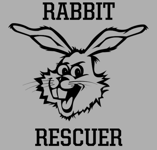 Rabbit Rescuer shirt design - zoomed
