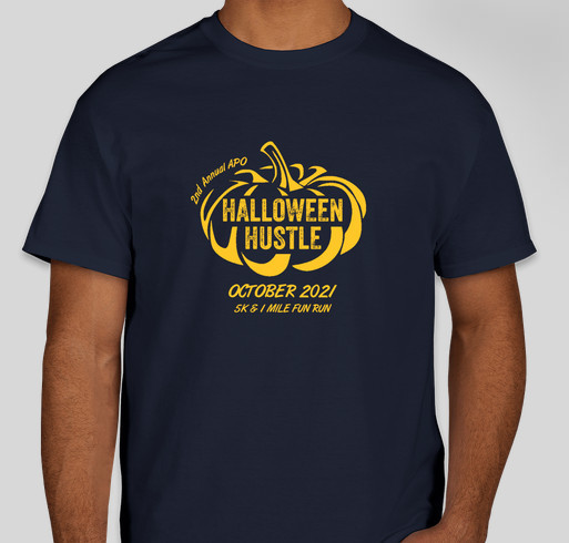 APO Halloween Hustle Fundraiser - unisex shirt design - front