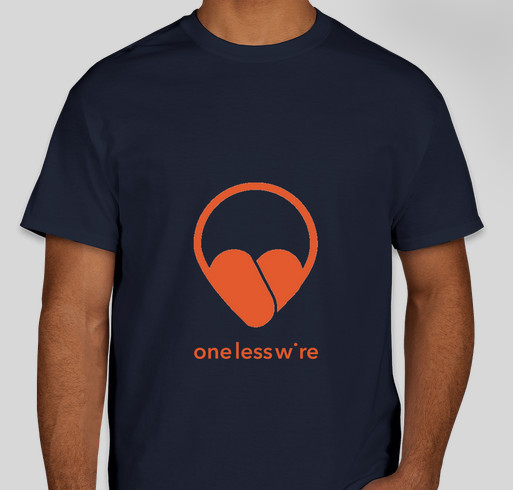 Alex's 3rd Diagnos-iversary Fundraiser for OneLessWire, Inc. Fundraiser - unisex shirt design - front