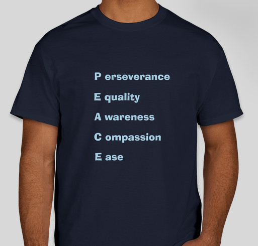 Peace to All Beings Fundraiser - unisex shirt design - front