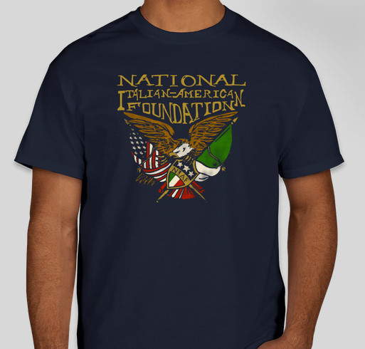 National Italian American Foundation Spring 2015 Merchandise Sale Fundraiser - unisex shirt design - front