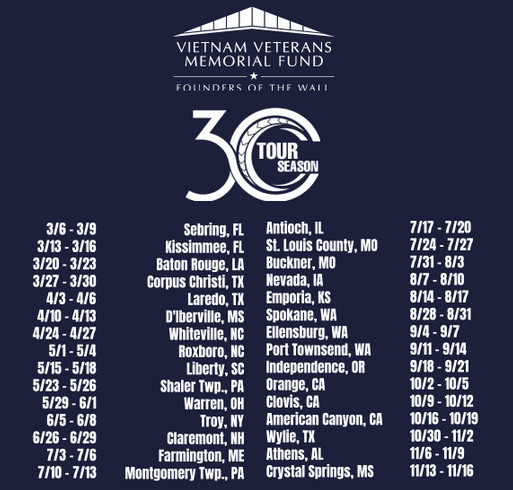 2025 Tour Shirt - The Wall That Heals shirt design - zoomed