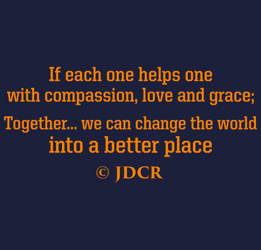 PAINT THE WORLD POSITIVE™ shirt design - zoomed