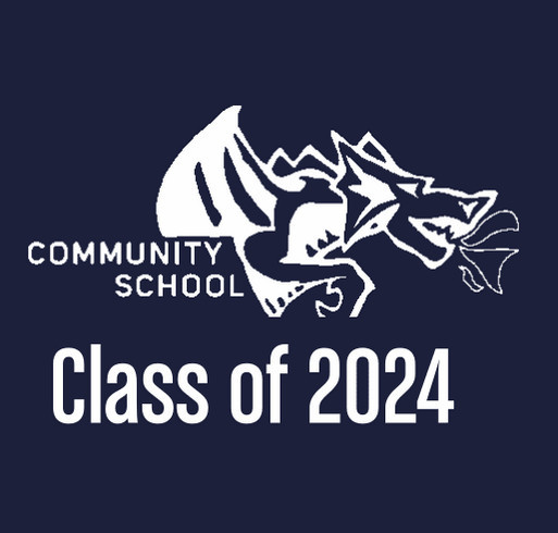 Class of 2024 8th grade shirt design - zoomed