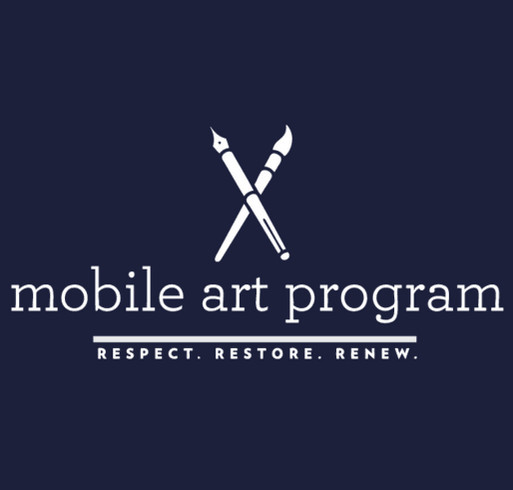 Mobile Art Program shirt design - zoomed