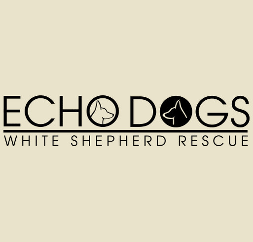 Echo Dogs White Shepherd Rescue shirt design - zoomed
