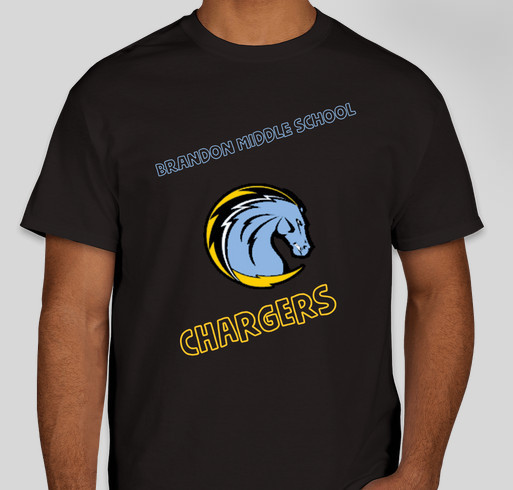 Support Brandon Middle School PTA Fundraiser - unisex shirt design - front
