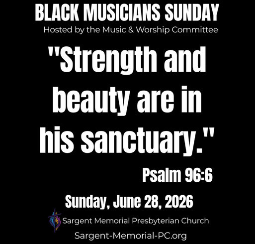 Black Musicians Sunday | Soul of the Sanctuary shirt design - zoomed