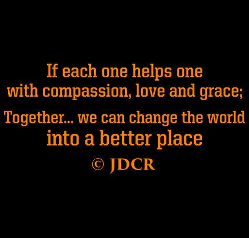 PAINT THE WORLD POSITIVE™ shirt design - zoomed