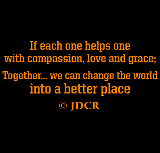 PAINT THE WORLD POSITIVE™ shirt design - zoomed