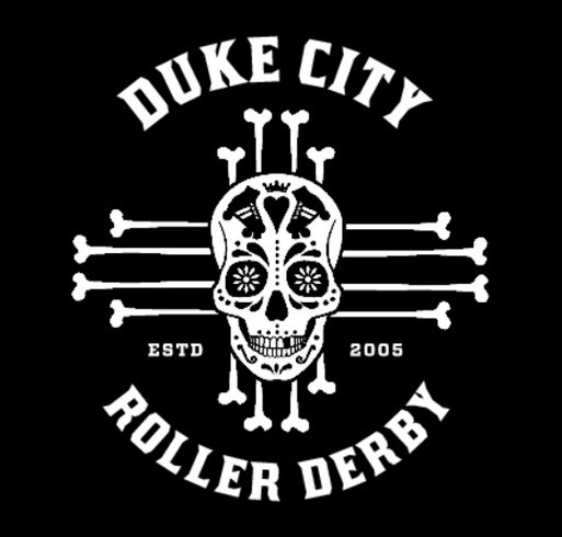 Duke City Roller Derby Munecas Muertas 2018 Fundraiser shirt design - zoomed