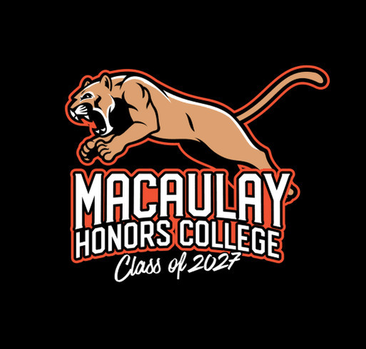 Macaulay Honors College Welcomes the Class of 2027! shirt design - zoomed