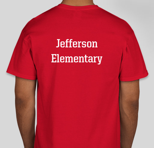 Jefferson Elementary Little Rock Fundraiser - unisex shirt design - back