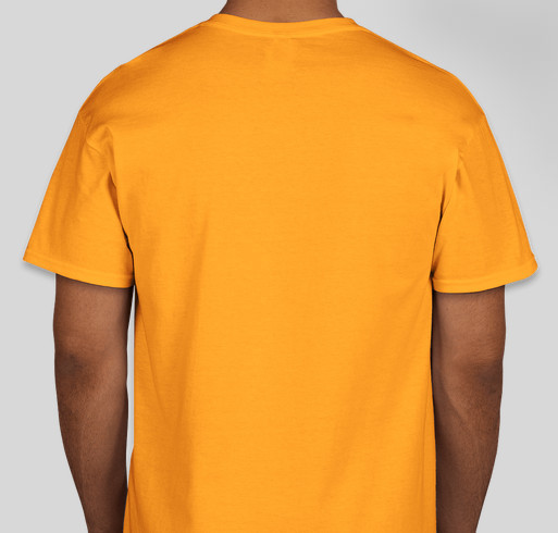 TEAM GOLD T_SHIRTS Fundraiser - unisex shirt design - back