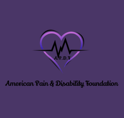 AMERICAN PAIN & DISABILITY FOUNDATION shirt design - zoomed