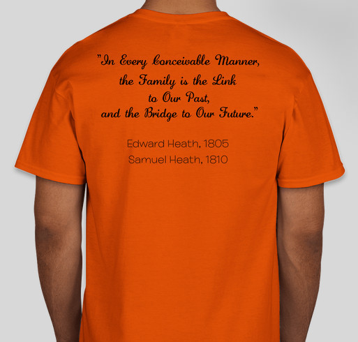 HEATH FAMILY REUNION ORLANDO 2015 Fundraiser - unisex shirt design - back