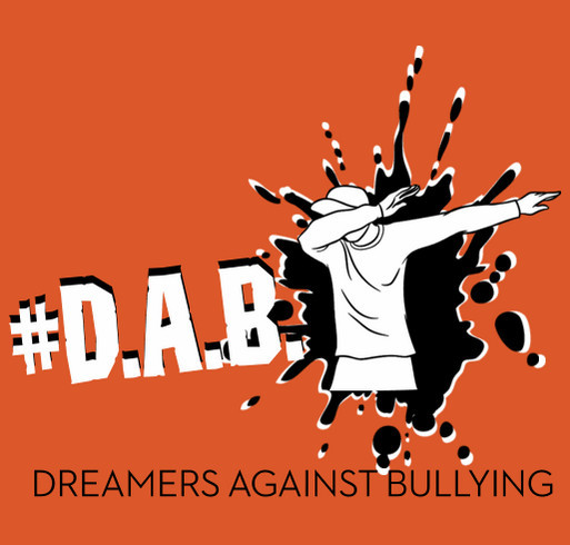 #D.A.B. Dreamers Against Bullying shirt design - zoomed