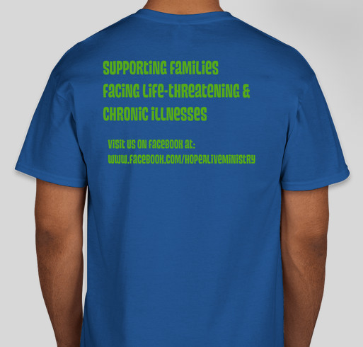 Hope Alive Ministry Fundraiser - unisex shirt design - back