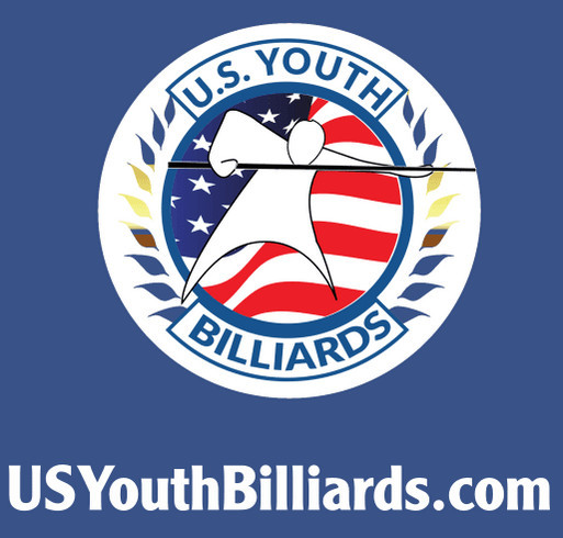 U.S. Youth Billiards - Champions shirt design - zoomed
